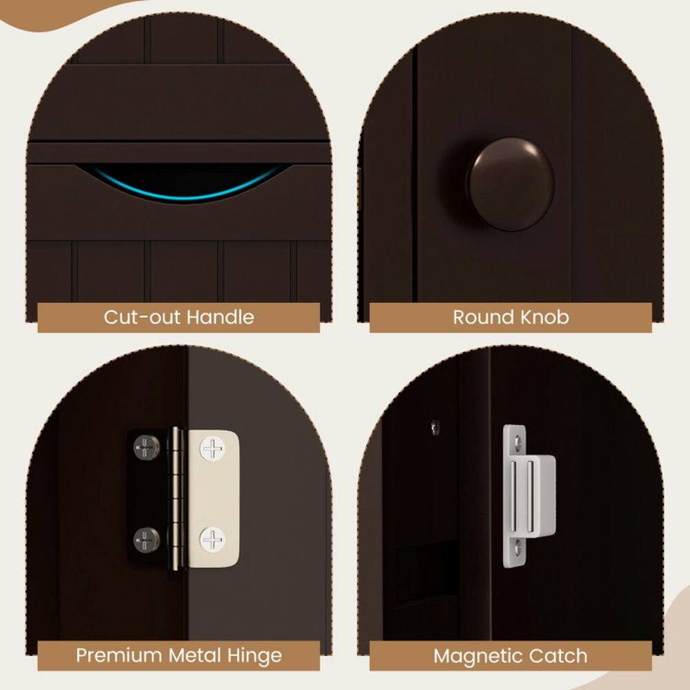Cut-out Handle  
Round Knob  
Premium Metal Hinge  
Magnetic Catch
