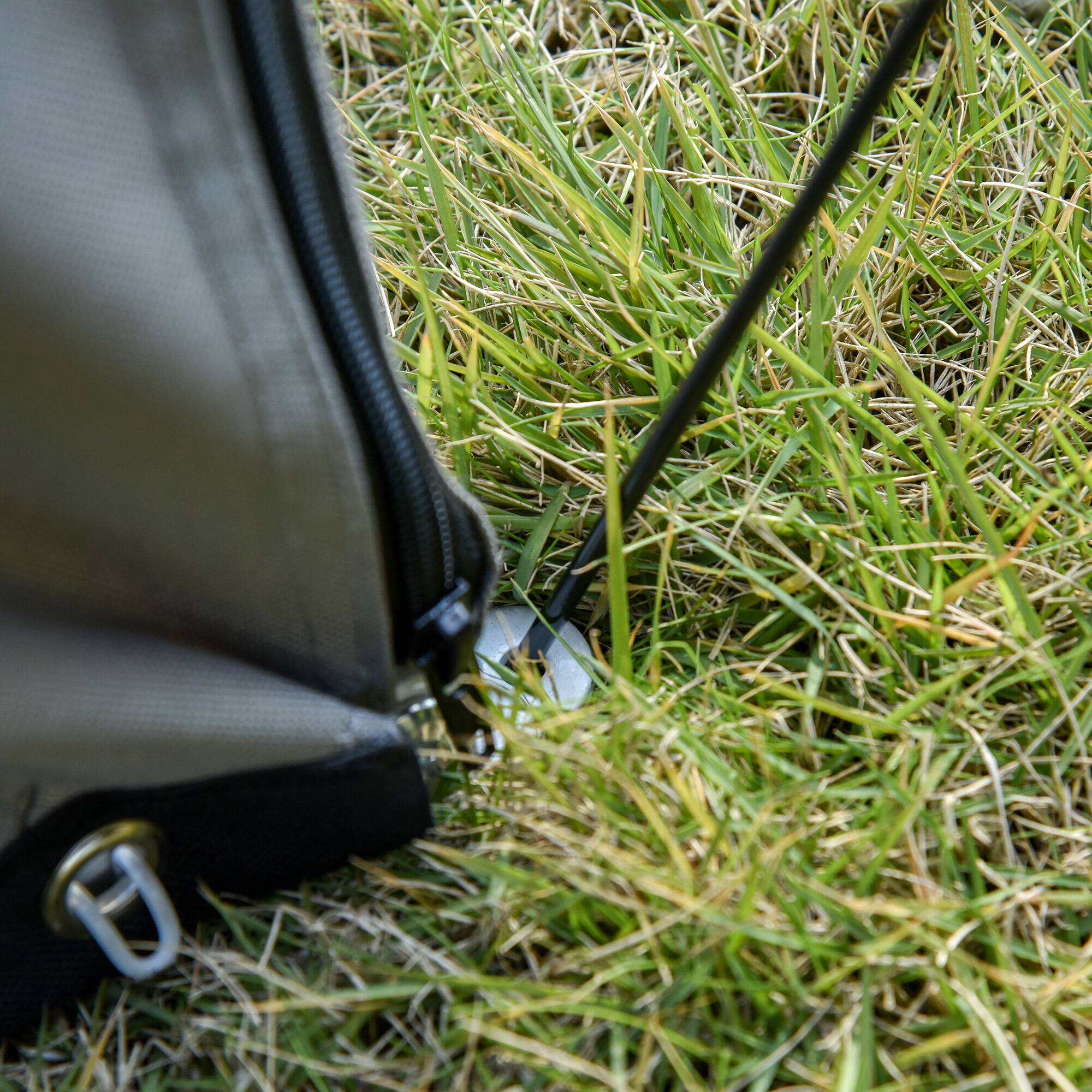 Alt View 5. Pawhut - 79"H Cat House Kitten Enclosure Mesh Playpen Steel Frame with 3 Platforms, 2 Doors, 4 Sandbags for Stability.