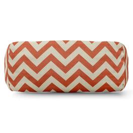 Majestic Home - Bolster Pillow Chevron Burnt - Orange