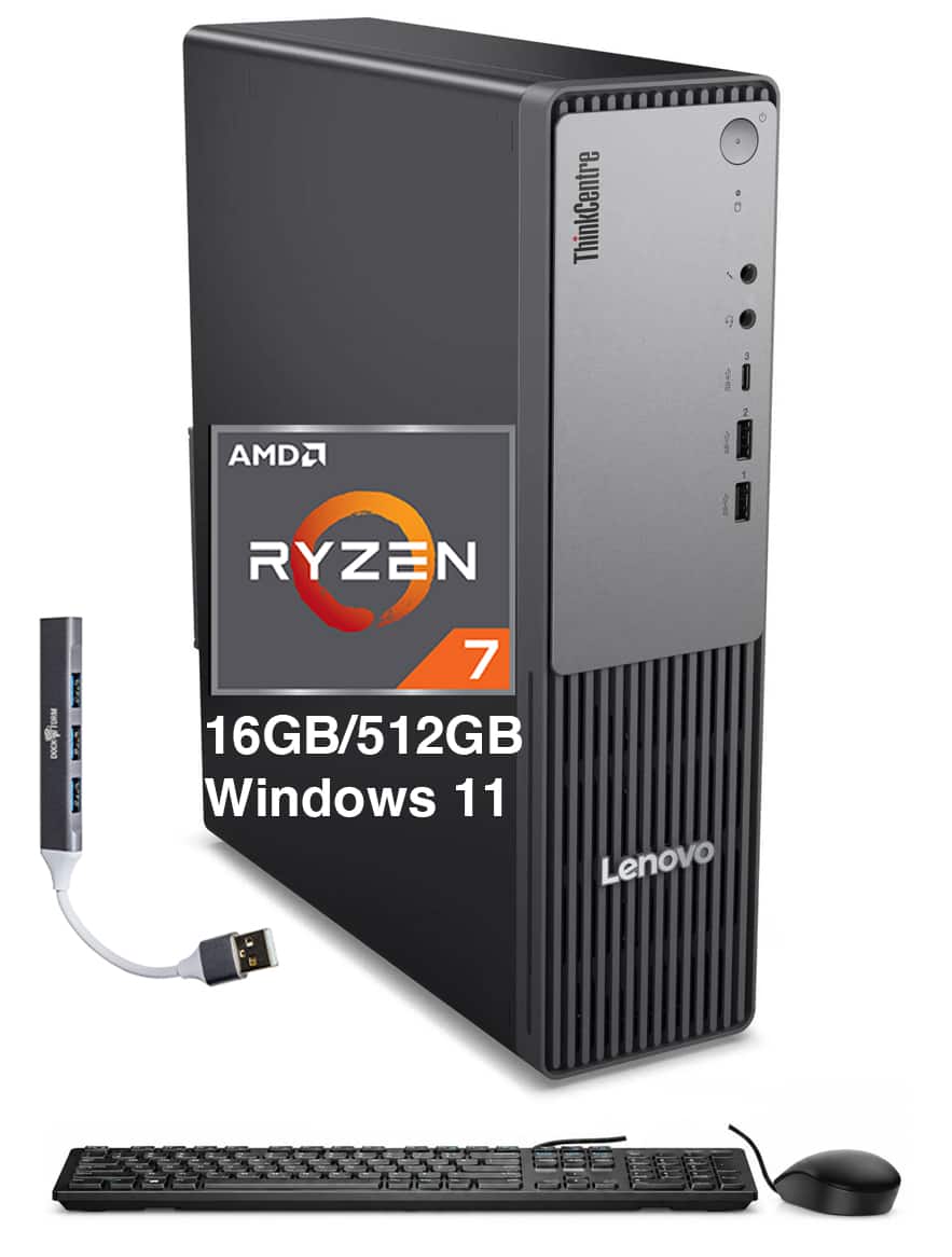 Lenovo ThinkCentre M75q Gen 5 AMD Ryzen 7 PRO 8700GE 16 GB 512 GB