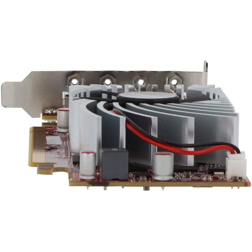 Alt View 8. Visiontek - VisionTek AMD Radeon RX 550 Graphic Card - 2 GB GDDR5 - Full-height - 3840 x 2160 - 1.07 GHz Core - 128 bit Bus Width.