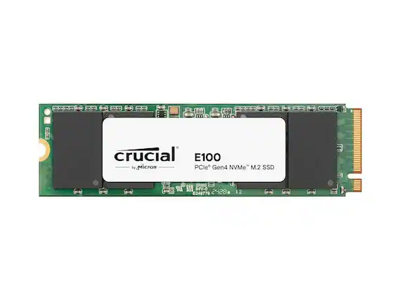 crucial E100™ by Micron PCIe Gen4 NVMe™ M.2 SSD