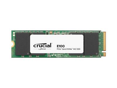 Crucial E100 480GB PCIe 4.0 Gen4 2280 NVMe M.2 Internal SSD Crucial E100 480GB PCIe 4.0 Gen4 2280 NVMe M.2 Internal SSD