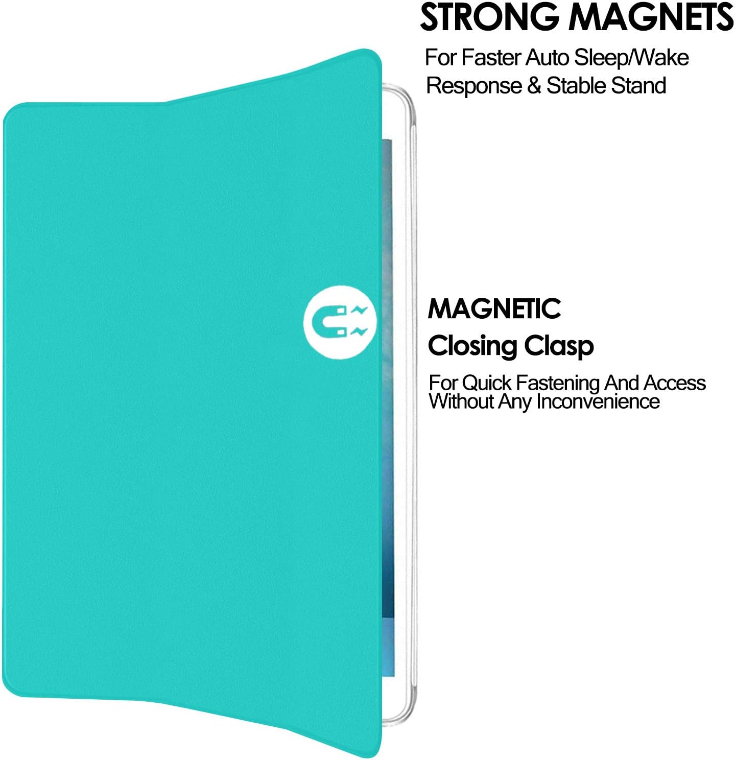STRONG MAGNETS For Faster Auto Sleep/Wake Response & Stable Stand

MAGNETIC Closing Clasp For Quick Fastening And Access Without Any Inconvenience