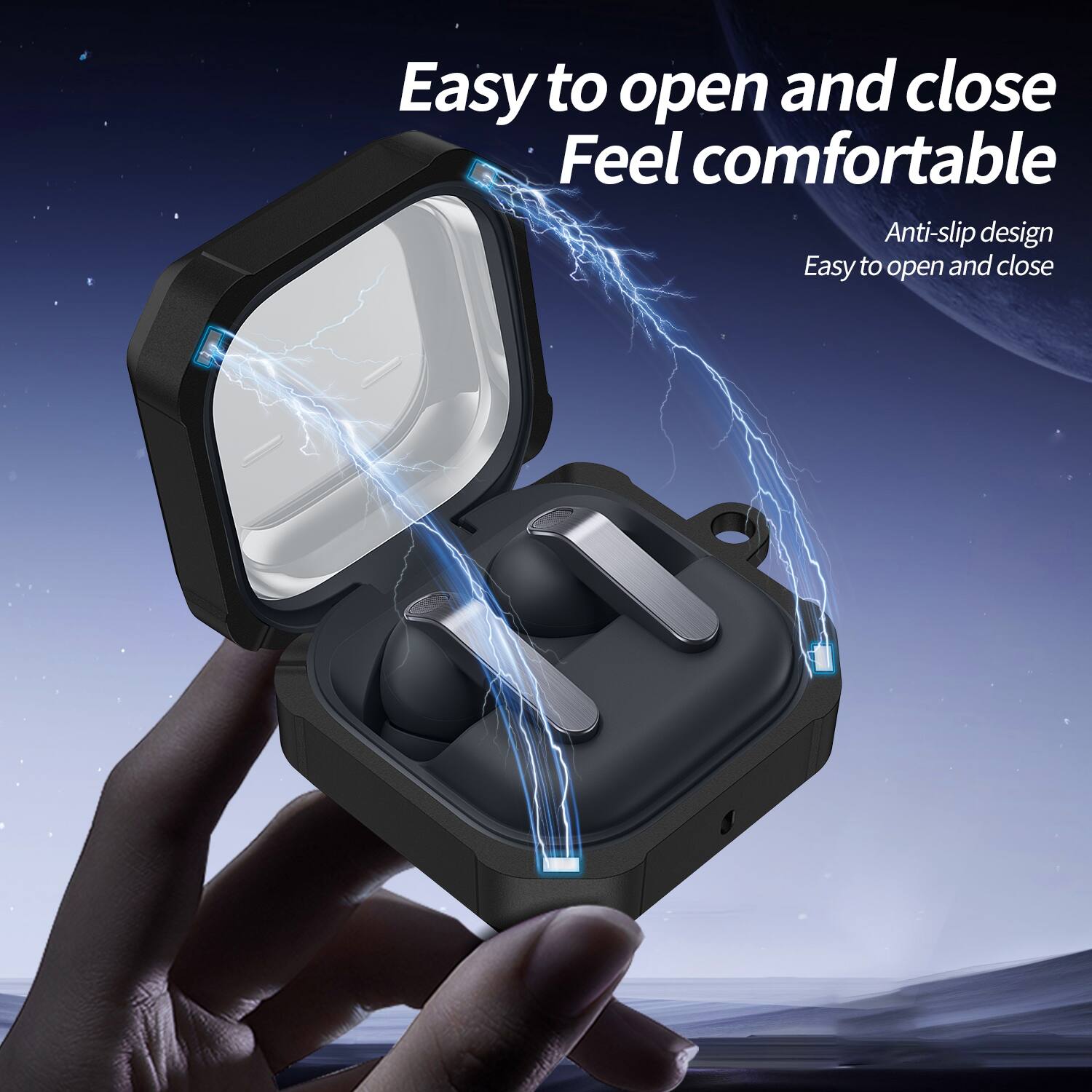 Easy to open and close  
Feel comfortable  
Anti-slip design  
Easy to open and close