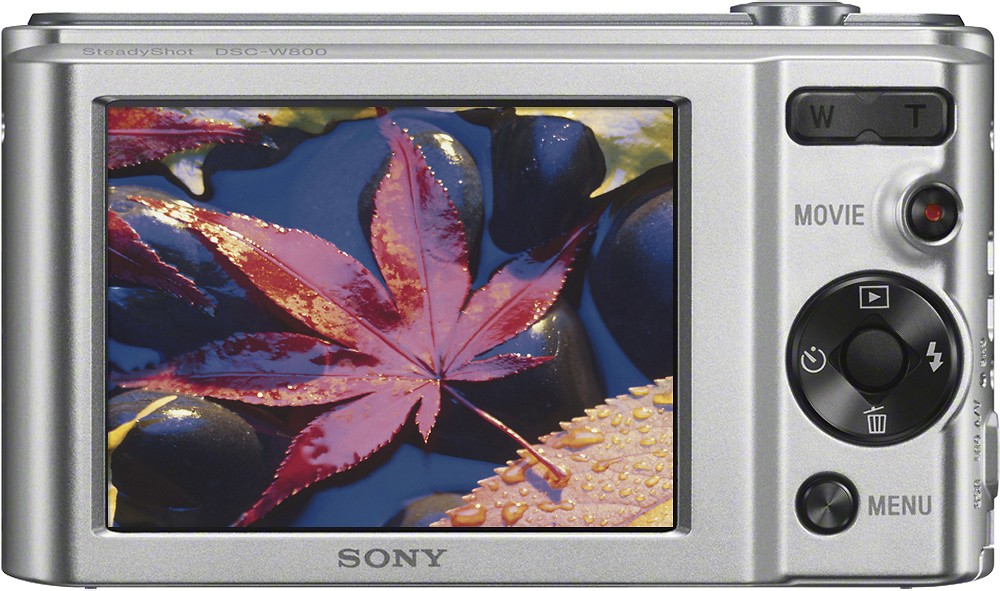 Best Buy: Sony Cyber-shot DSC-W800 20.1-Megapixel Digital Camera Silver  DSCW800