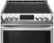 Alt View Zoom 1. LG - 6.3 Cu. Ft. Slide-In Electric Range with EasyClean and UltraHeat 3200W Power Burner - Stainless Steel.