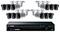 Lorex - 16-Channel, 12-Camera Indoor/Outdoor High-Definition DVR Surveillance System - White/Black-Front_Standard