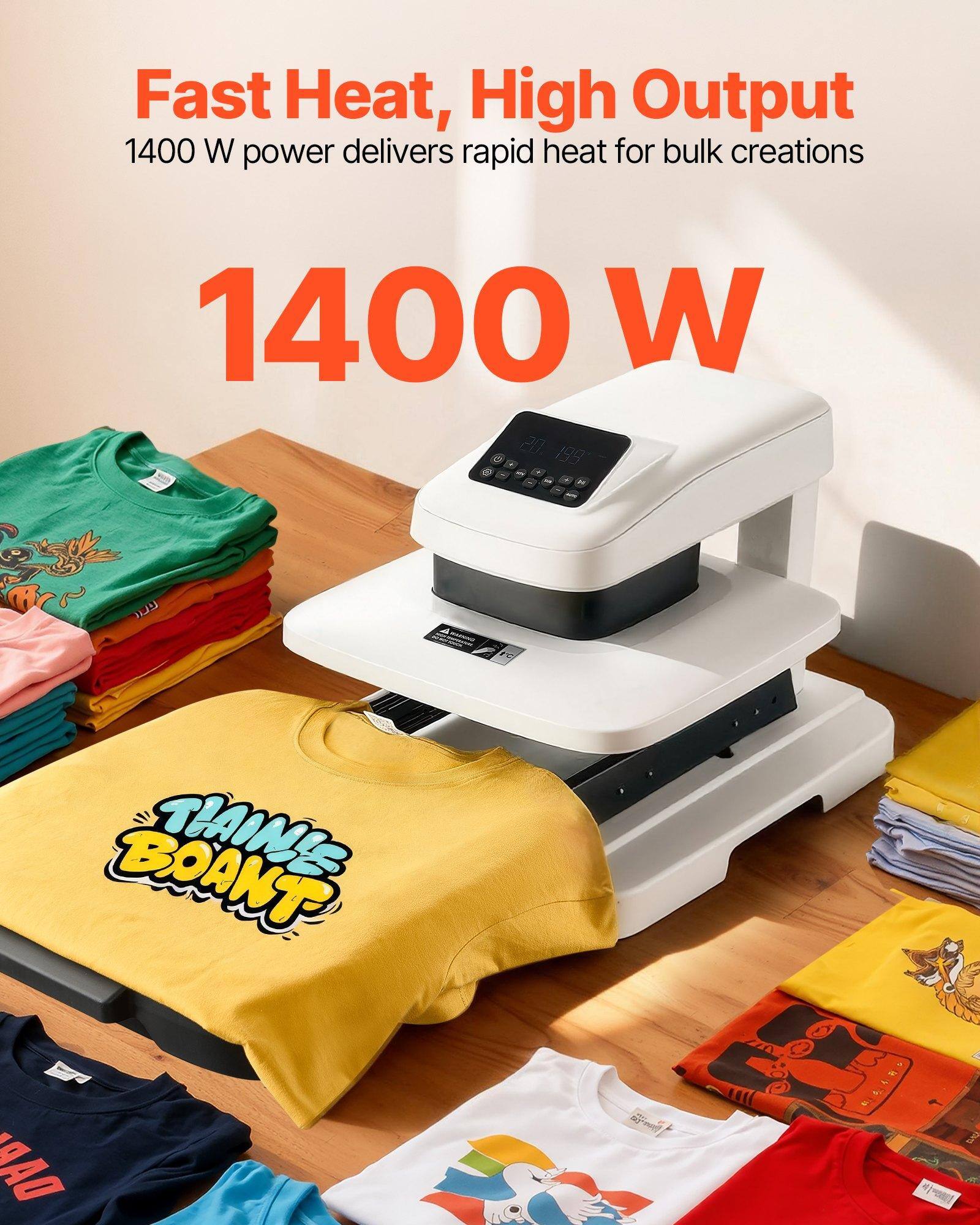 Fast Heat, High Output  
1400 W power delivers rapid heat for bulk creations  
1400 W