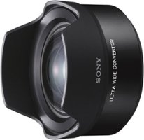 Sony - Wide Converter Lens for Select E-Mount Cameras - Black - Angle_Zoom