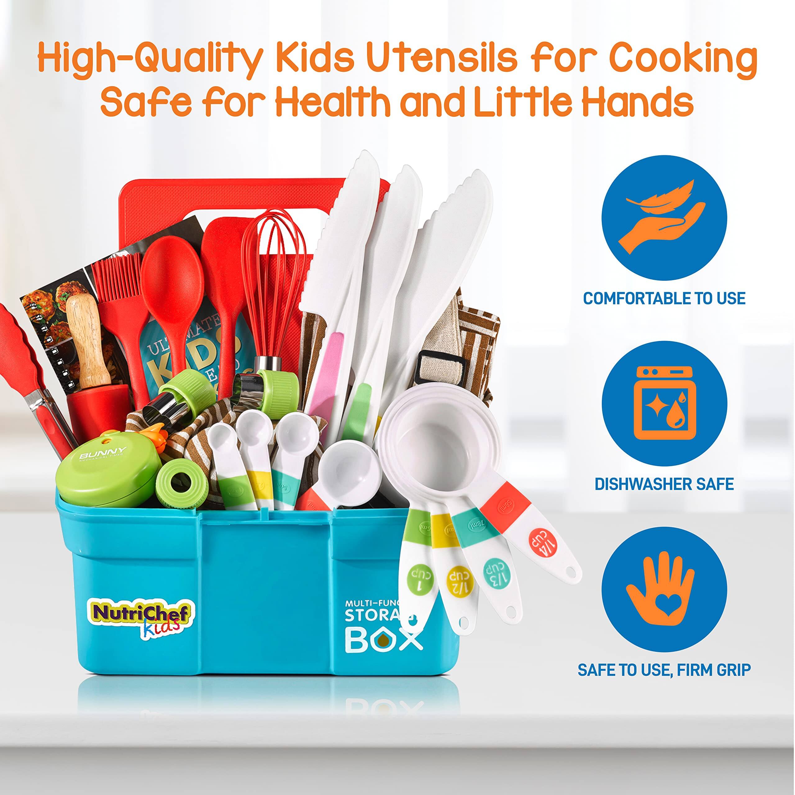 High-Quality Kids Utensils for Cooking Safe for Health and Little Hands

- COMFORTABLE TO USE
- DISHWASHER SAFE
- SAFE TO USE, FIRM GRIP