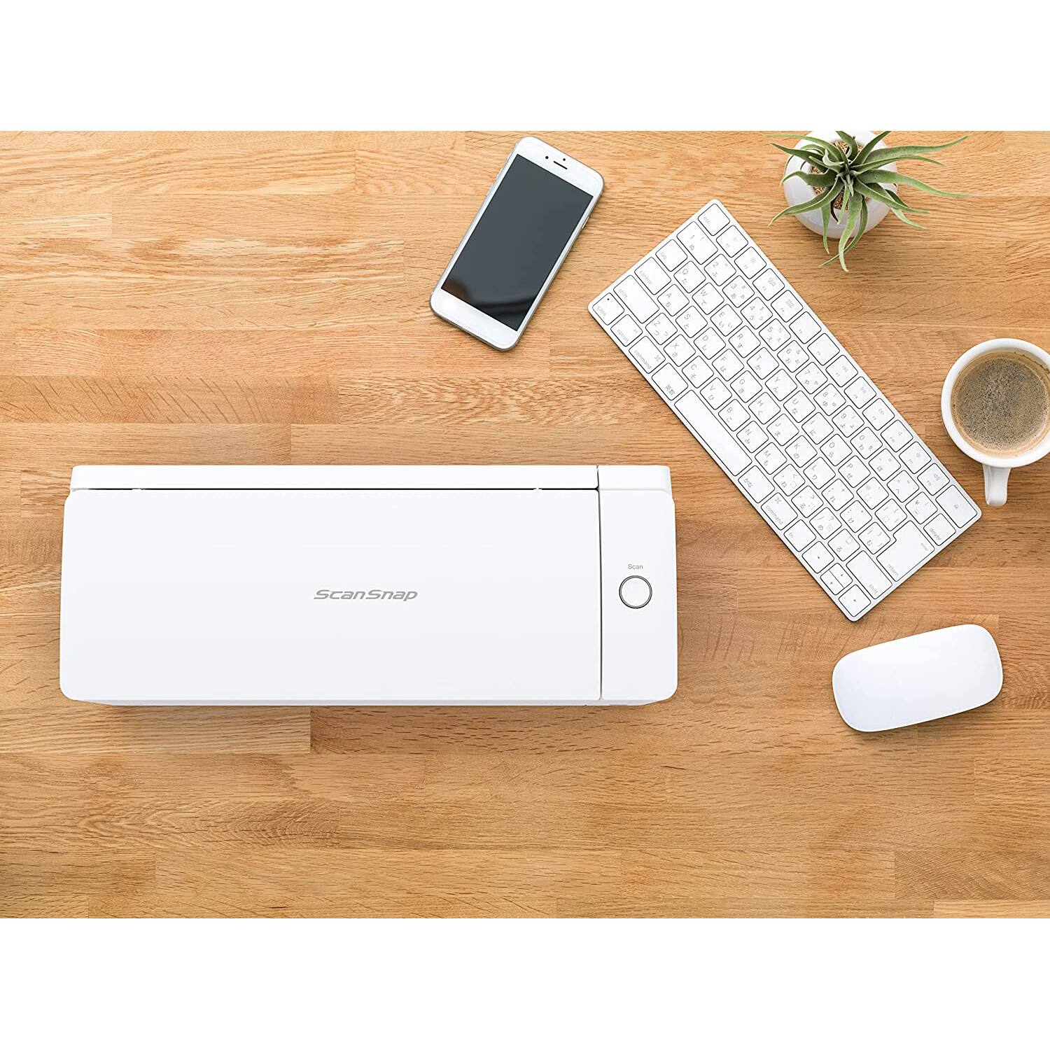 Alt View 1. Ricoh - ScanSnap iX1300 Compact Wi-Fi Document Scanner for Mac or PC, White, PA03805-B005 - White.