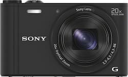 SONY Cyber−Shot WX DSC-WX350 Sony DSC WX350 18.2 Megapixel Digital Camera Black DSCWX350