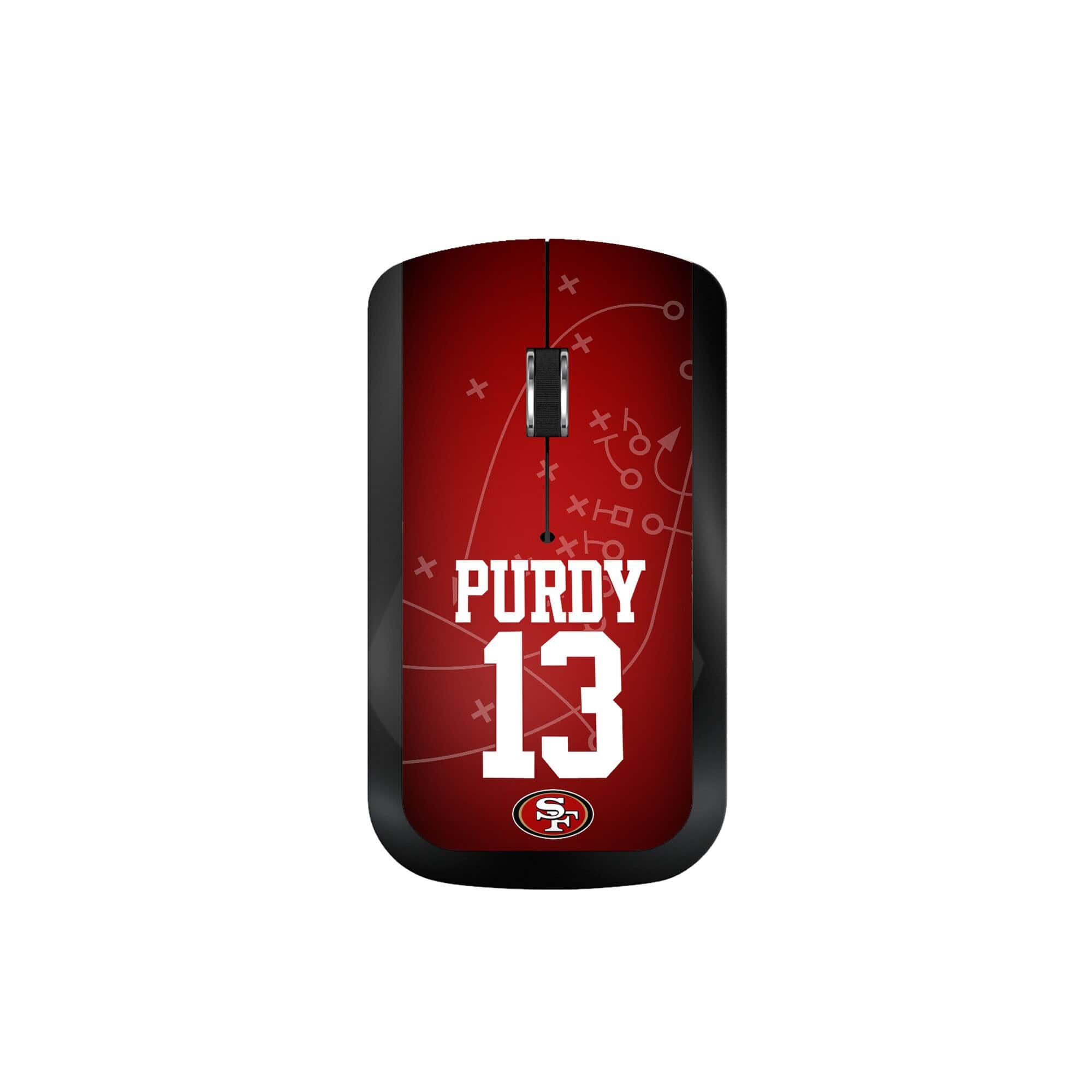 Keyscaper - Brock Purdy San Francisco 49ers Wireless Mouse - Wireless - Black