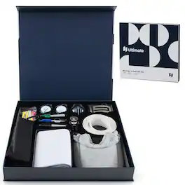 Gymax - Golf Gift Set for Women w/ Golf Balls Golf Tees Golf Towel Golf Belt Golf Hat - White, Navy