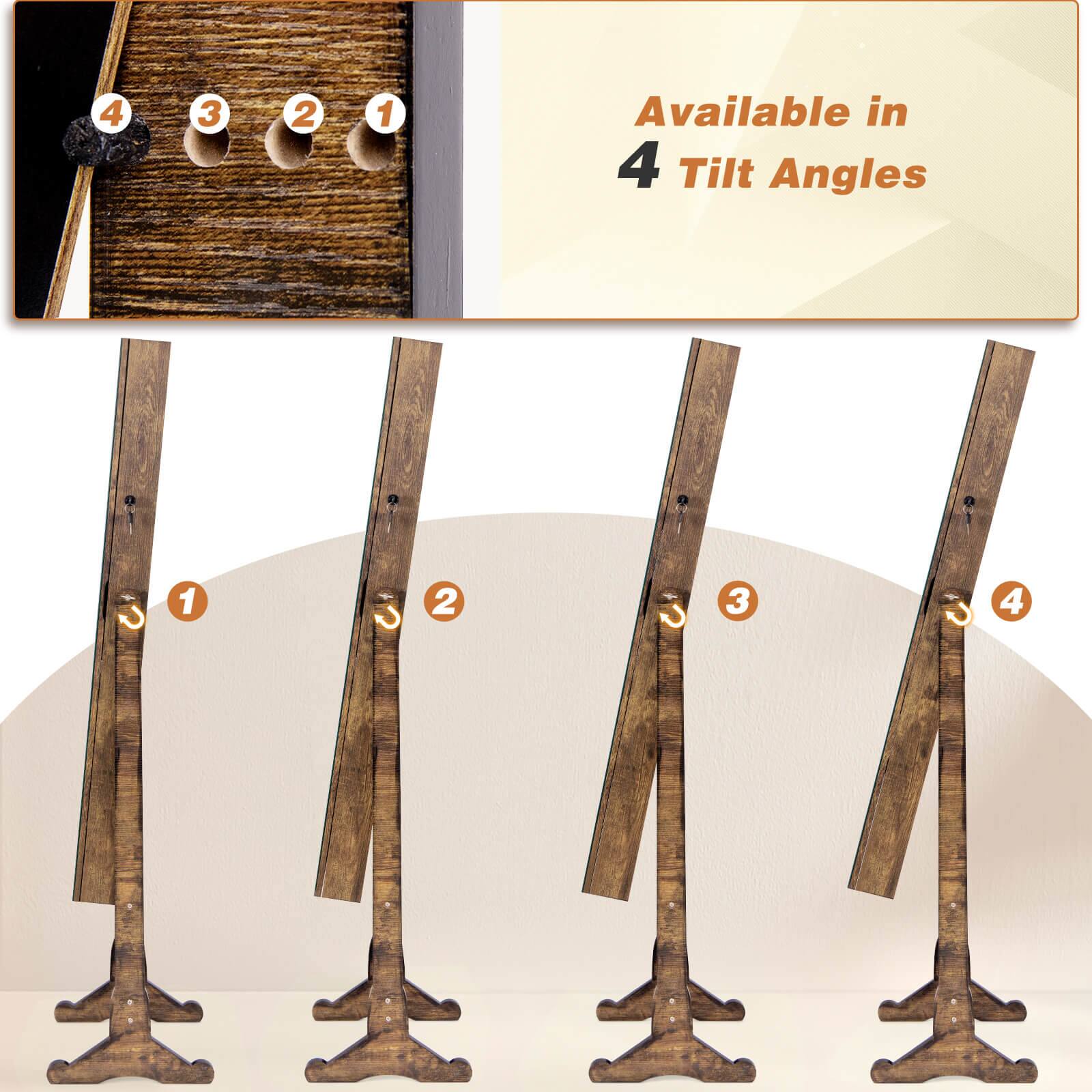 Available in 4 Tilt Angles

1 J
2 C
3 U
4