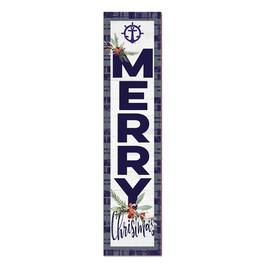 Jardine - Portland Pilots 12'' x 48'' Outdoor Merry Christmas Leaner - White