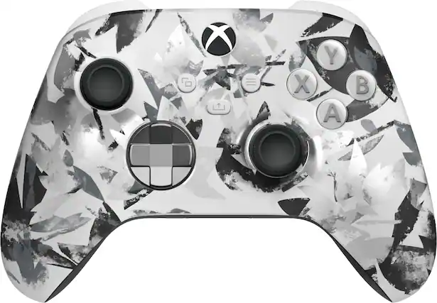 Front. Microsoft - Xbox Wireless Controller for Xbox Series X, Xbox Series S, Xbox One, PCs, and Cloud-Enabled Devices - Storm Breaker Special Edition.