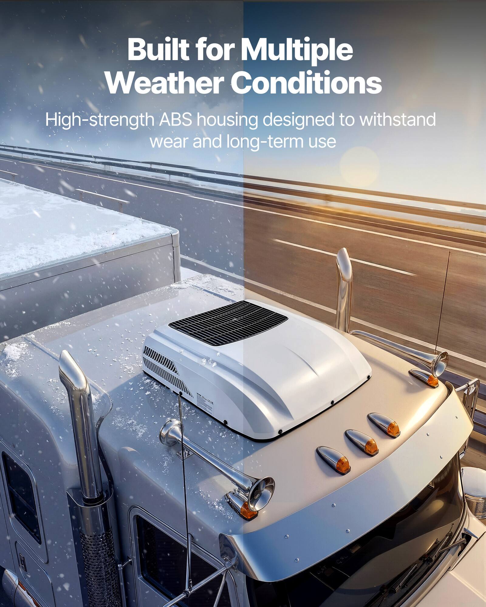 Built for Multiple Weather Conditions

High-strength ABS housing designed to withstand wear and long-term use