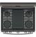 Alt View 12. GE - 5.6 Cu. Ft. Self-Cleaning Freestanding Gas Convection Range.