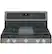 Alt View 12. GE - Profile Series 6.8 Cu. Ft. Self-Cleaning Freestanding Double Oven Gas Convection Range.