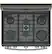 Alt View 15. GE - Profile Series 6.8 Cu. Ft. Self-Cleaning Freestanding Double Oven Gas Convection Range.