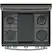 Alt View 16. GE - Profile Series 6.8 Cu. Ft. Self-Cleaning Freestanding Double Oven Gas Convection Range.