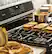 Alt View 19. GE - Profile Series 6.8 Cu. Ft. Self-Cleaning Freestanding Double Oven Gas Convection Range.