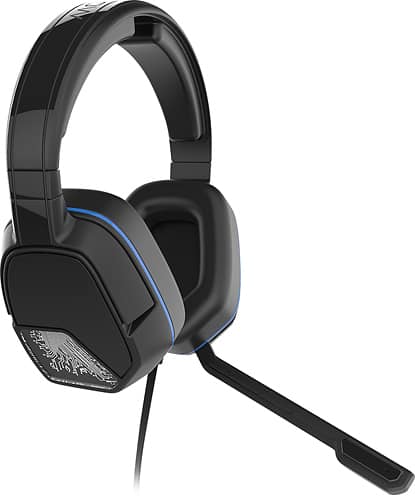 Afterglow - LVL 5+ Wired Stereo Sound Over-the-Ear Gaming Headset for PlayStation 4 - Black - Larger Front