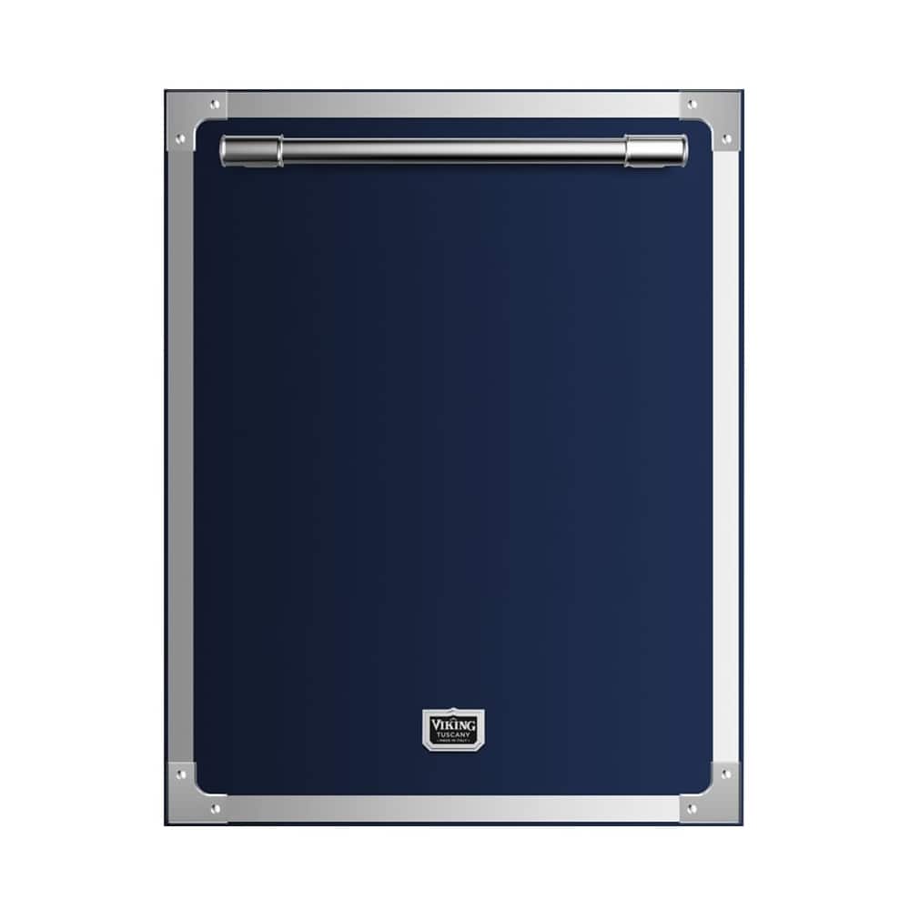 Front. Viking - Tuscany Door Panel for Viking Dishwashers - Dark Blue.