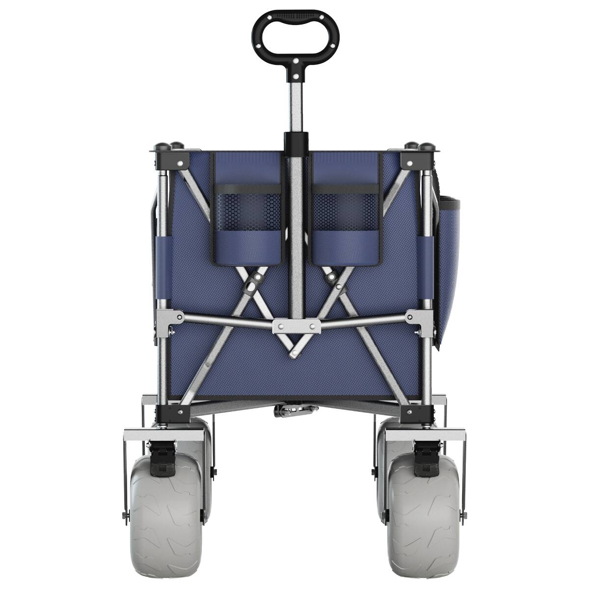 Alt View 4. Loheer - Loheer 300L Beach Wagon, 500 lb Heavy Duty Beach Cart with Expandable Tailgate and All Terrain Wheels.