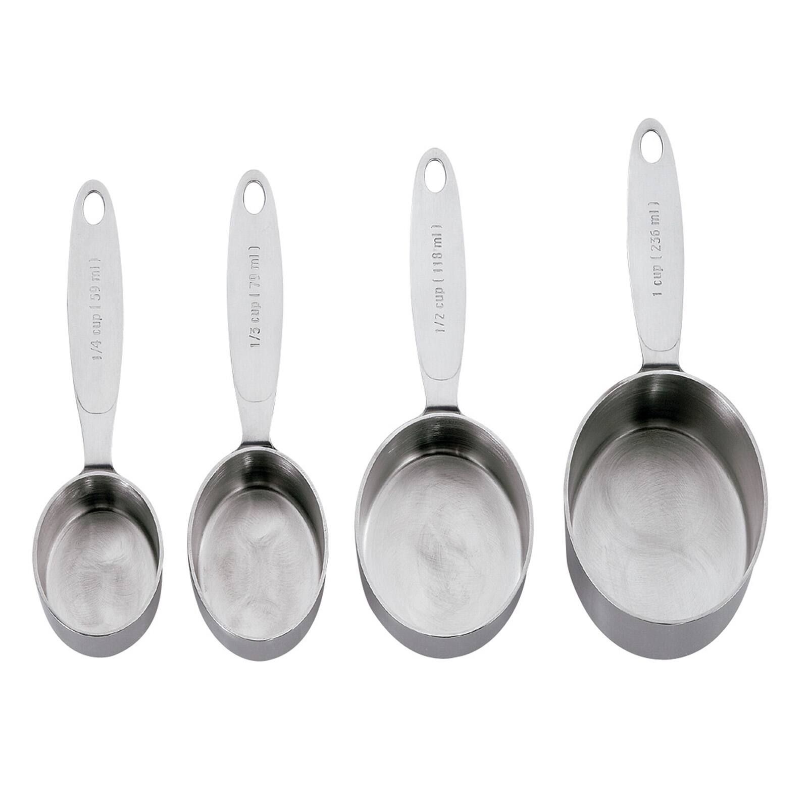 1/4 cup (59 ml)  
1/3 cup (79 ml)  
1/2 cup (118 ml)  
1 cup (236 ml)