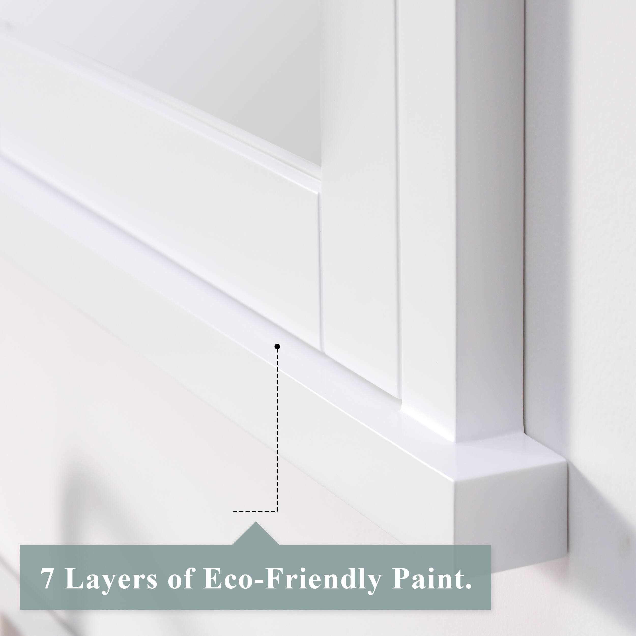 7 Layers of Eco-Friendly Paint.