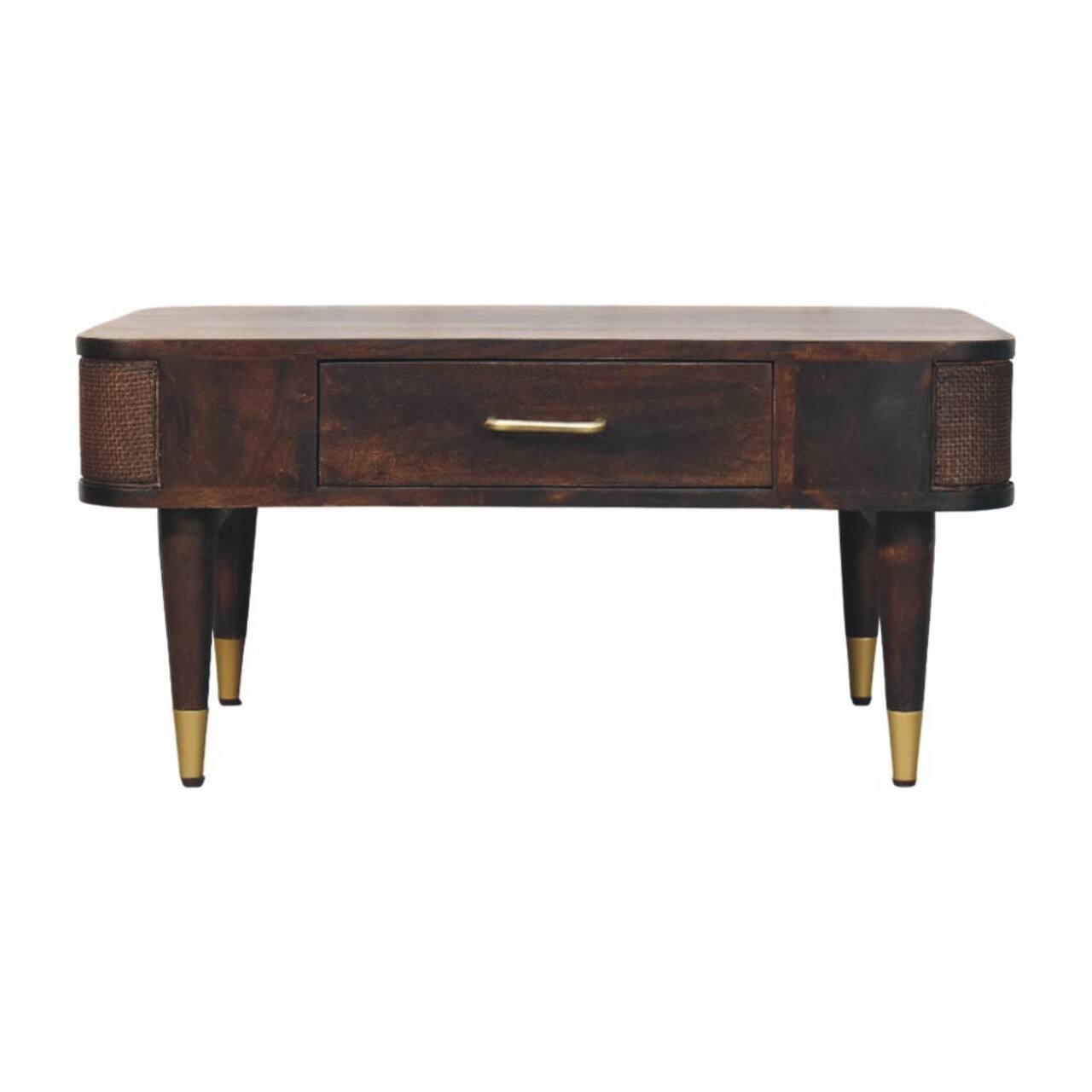 Front. Artisan Furniture - Artisan Furniture Solid Wood Belmont Coffee Table - Brown.
