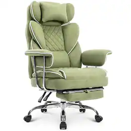 Neo Chair - Executive Office Chair, Ergonomic Big and Tall Heavy Duty Computer Desk Chair, High Back with Lumbar Support - Green
