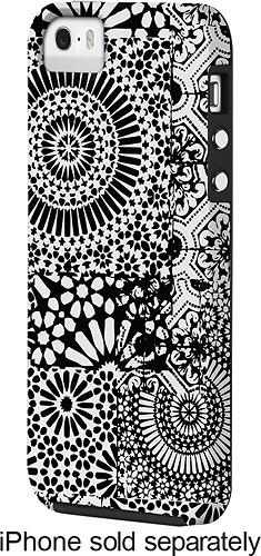  Case-Mate - Geo Print Case for Apple® iPhone® 5 and 5s - Black/White