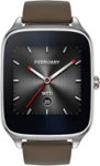 Front Zoom. ASUS - ZenWatch 2 Smartwatch 49mm Stainless Steel - Silver/Taupe Rubber.