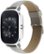 Left Zoom. ASUS - ZenWatch 2 Smartwatch 45mm Stainless Steel - Silver/Khaki Leather.