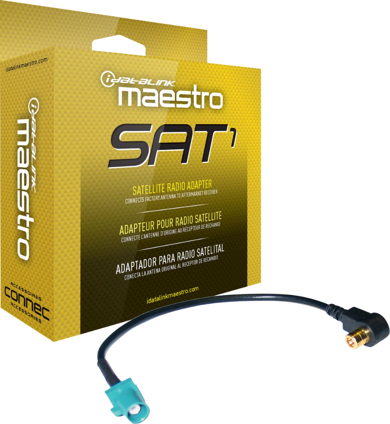 Maestro Adapter for OEM Satellite Radio Antennas Black/Gray HRN