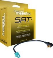 Maestro - Adapter for OEM Satellite Radio Antennas - Black/Gray - Front_Zoom
