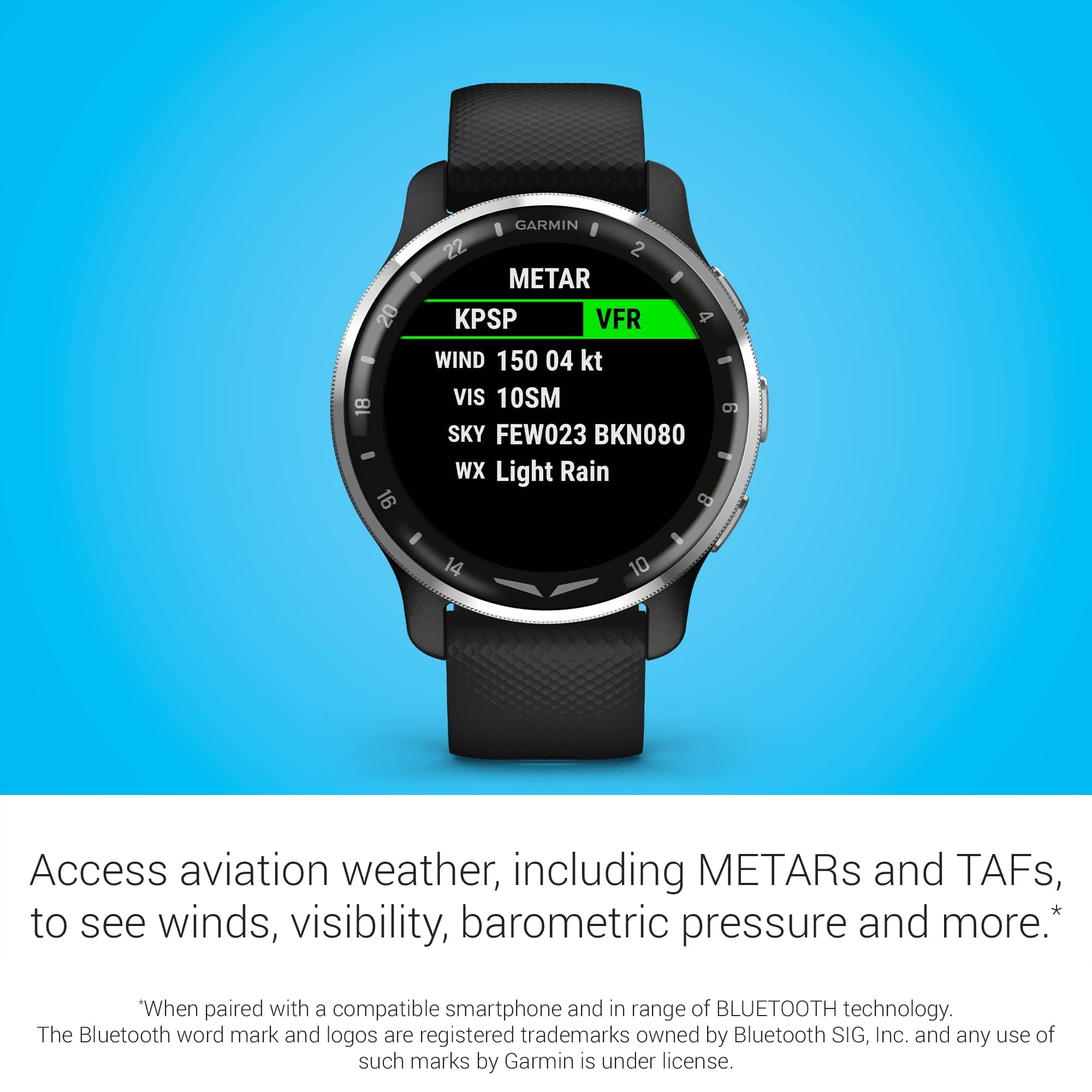 Garmin D2™ Air X10, Touchscreen Aviator Smartwatch with GPS