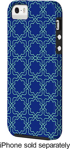  Case-Mate - Geo Print Case for Apple® iPhone® 5 and 5s - White/Blue/Green