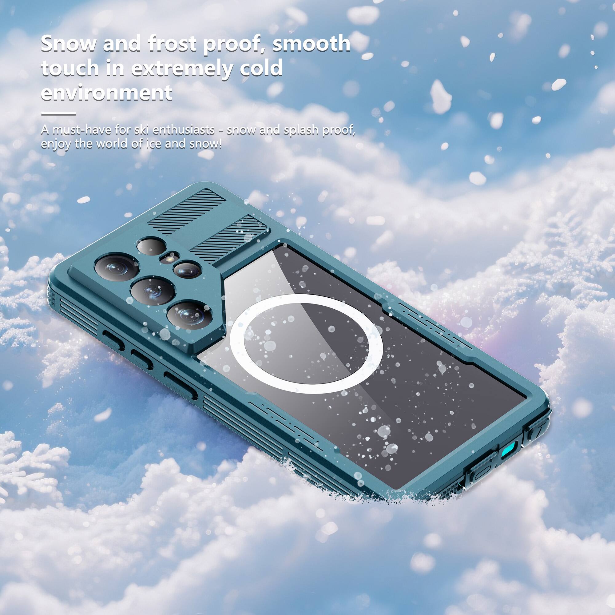 Snow and frost proof, smooth touch in extremely cold environment  
A must-have for ski enthusiasts - snow and splash proof, enjoy the world of ice and snow!