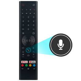 ALLIMITY - Voice Replacement Remote, Fit for Caixun 4K UHD HDR Smart TV EC43S1A EC75E1A EC65E1A EC50S1A EC50S1UA EC65E1UA EC55S1A - Black