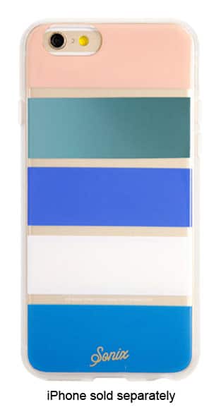 Front. Sonix - Hard Shell Case for Apple® iPhone® 6 - Pink/Blue/White.