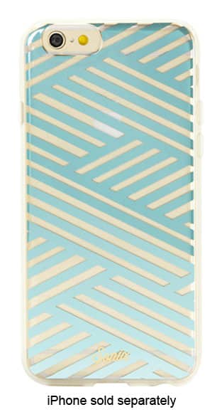 Front. Sonix - Hard Shell Case for Apple® iPhone® 6 - Teal/Clear.