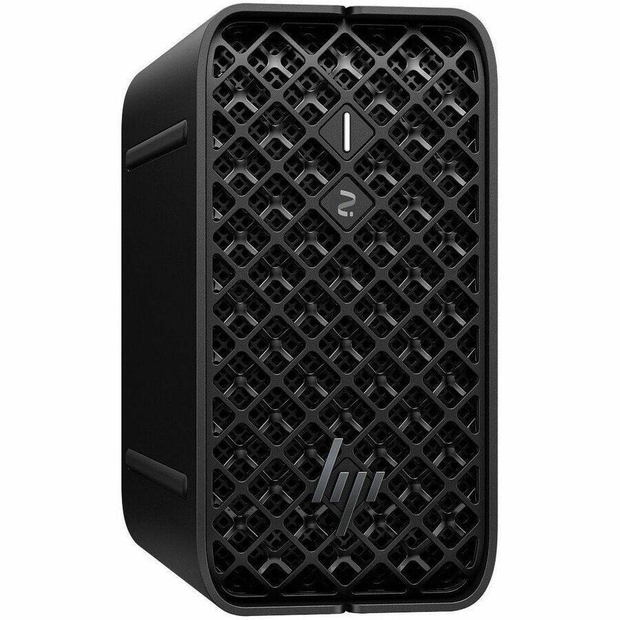 Alt View 5. HP - HP Z2 Mini G1a Workstation - 1 x AMD Ryzen AI MAX PRO 385 - 32 GB - 1 TB SSD - Mini PC - Jet Black - AMD Chip - Windows - Black.