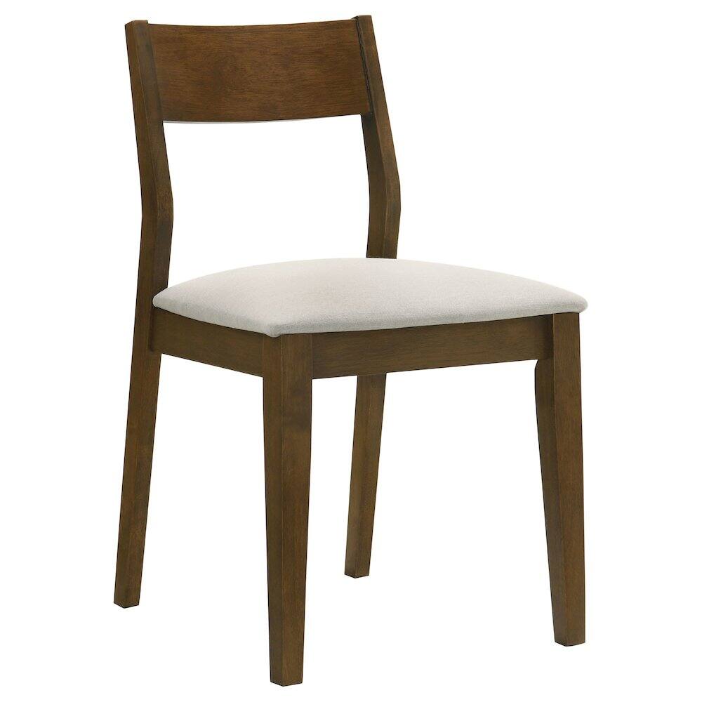 Alt View 2. Coaster Co. of America - Almonte Dining Chair Upholstered Seat Dark Brown (Set of 2) - Brown.