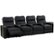 Alt View Zoom 11. Octane Seating - Turbo XL700 Straight 4-Seat Manual Recline Home Theater Seating - Black.