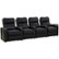 Alt View Zoom 13. Octane Seating - Turbo XL700 Straight 4-Seat Manual Recline Home Theater Seating - Black.